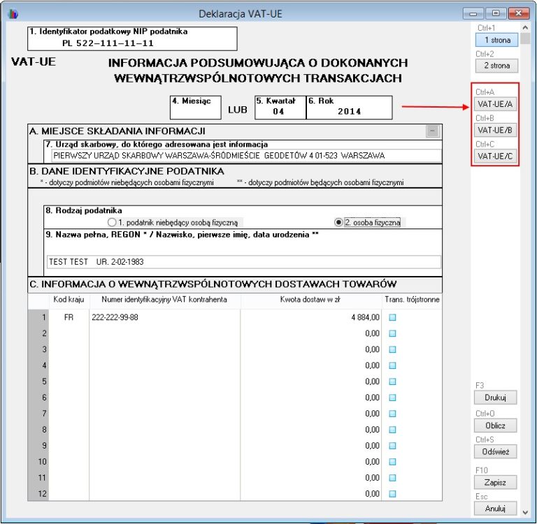 Dlaczego Na Deklaracji VAT-UE Brak Wszystkich Kontrahentów I Kwot ...
