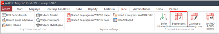 Businesslink w programie Wapro Mag