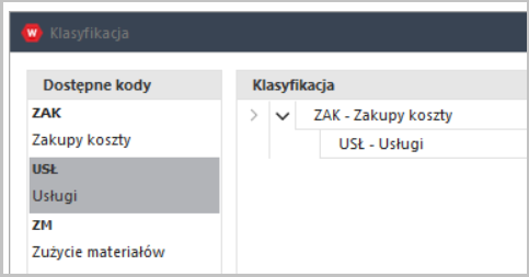 Drzewo klasyfikacji w Wapro Fakir