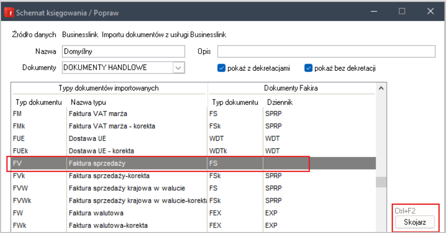 Aktualizacja metabazy w Wapro Fakir