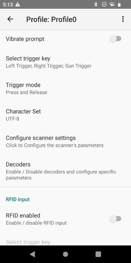 Zrzuty z ekranu aplikacji mobilnej Wapro Mobile.